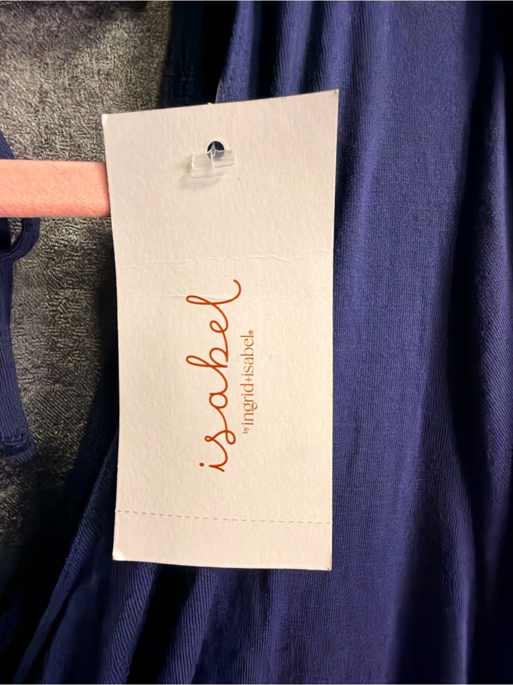 Ingrid & Isabel Navy Sleep Cami with Adjustable Straps